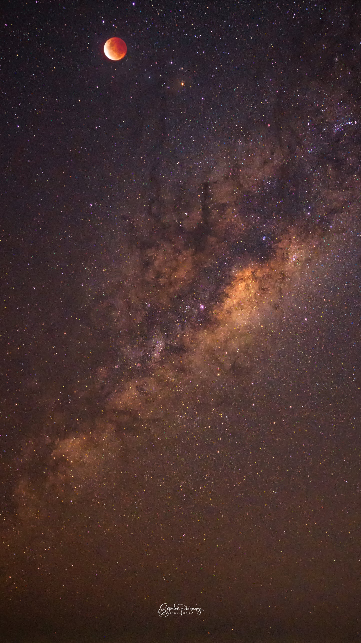 The Moon & The Milkyway